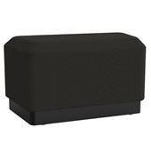 KNIGHT ZONE BENCH OTTOMAN CHARCOAL FABRIC