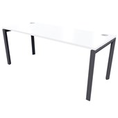 ZEALAND NOVAH DESK W1200 X D700 X H725MM BLACK BASE WHITE TOP