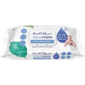 EARTH SMART AQUA BABY WIPES ALL NATURAL PACK 70