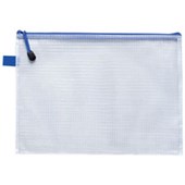 ICON PVC MESH ZIPPER BAG A4 325X240MM