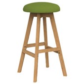 KNIGHT LUNA BUTTON BARSTOOL GREEN