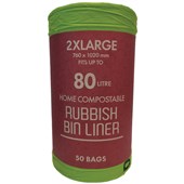 COMPOST ME BIN LINER 80L XXL ROLL 50