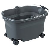 STERILITE WHEELED BUCKET 19L