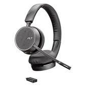 PLANTRONICS VOYAGER B4220 UC HEADSET USBC WIRELESS BINAURAL BLACK