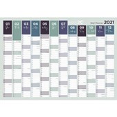 EASY2C WALL PLANNER  UNLAMINATED