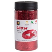 EC GLITTER RED 200GM