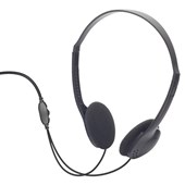 MOKI LITE HEADPHONES WITH VOLUME CONTROL BLACK