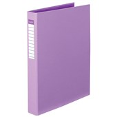 COLOURHIDE RINGBINDER PE 2D A4 25MM PURPLE