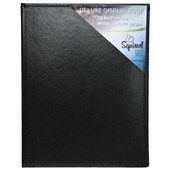 HEADLINE VIEW A4 DELUXE DISPLAY BOOK 12 POCKETS BLACK