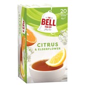 BELL TEA BAGS CITRUS AND ELDERFLOWER PACK 20