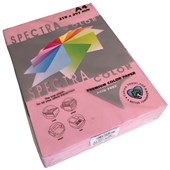 SPECTRA COLOURED PAPER A4 80GSM PINK PASTEL PACK 500