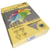 SPECTRA COLOURED PAPER A4 80GSM YELLOW PASTEL PACK 500