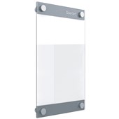 QUARTET INFINITY GLASSBOARD CUSTOMIZABLE 216 X 279MM WHITE