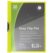 OSC CLIP EASY FILE 30 SHEET A4 GREEN