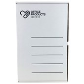 OPD STORAGE BOX FOOLSCAP EXTRA W250 X H410 X D90MM WHITE