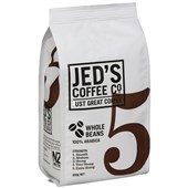 JEDS 5 WHOLE BEANS EXTRA STRONG COFFEE 200G