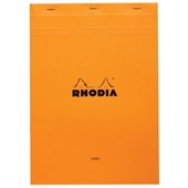 RHODIA BLOC PAD NO18 A4 LINED ORANGE