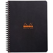 RHODIA MEETING BOOK SPIRAL A5 BLACK