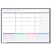 LEDAH PASTELS MONTHLY DESK PLANNER A3 20 SHEETS