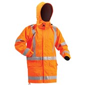 BISON STAMINA RAINWEAR JACKET ORANGE XS