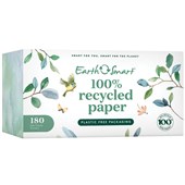 EARTHSMART FACIAL TISSUE 2 PLY 100 RECYCLED PACK 180