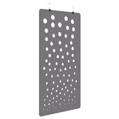 ACCENT SONIC ACOUSTIC HANGING SCREEN H2250 X W1200MM BUBBLE GREY