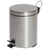 COMPASS STAINLESS STEEL PEDAL BIN  5L