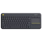 LOGITECH K400 PLUS WIRELESS KEYBOARD WITH TOUCH PAD BLACK