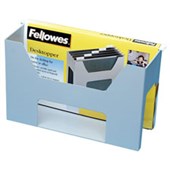 FELLOWES ACCENTS DESKTOPPER WITH FILES AND TABS GREY