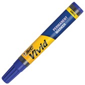 BIC VIVID PERMANENT MARKER CHISEL 35MM BLUE