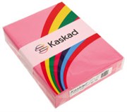 KASKAD COLOURED PAPER A4 80GSM BULLFINCH PINK PACK 500 SHEETS