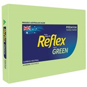 REFLEX COLOURS A3 COPY PAPER 80GSM GREEN PACK 500 SHEETS