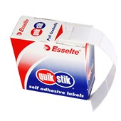 QUIKSTIK RECTANGULAR LABEL 13 X 35MM WHITE BOX 700