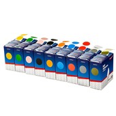 QUIKSTIK LABEL DISPENSER CIRCLE 24MM BLUE PACK 500