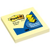 POSTIT R330YW POP UP NOTES 76 X 76MM YELLOW