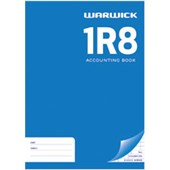 WARWICK 1R8 EXERCISE BOOK BOOKKEEPING TREBLE CASH A4 32 LEAF