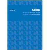 COLLINS MULTIPURPOSE BOOK 50 TL TRIPLICATE NO CARBON REQUIRED A5 50 LEAF