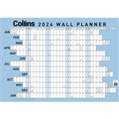 COLLINS WALL PLANNER LARGE L700 X W990MM LAMINATED EVEN YEAR