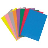 FM MANILLA FOLDER FOOLSCAP ASSORTED COLOURS PACK 50