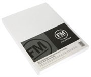 FM PRESENTATION FOLDER DOUBLE POCKET W220MM X H310MM GLOSS WHITE PACK 10