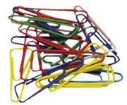 CELCO PAPER CLIPS TRIANGULAR 31MM COLOURED PACK 200