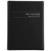 COLLINS DIARY TIME MANAGER APPOINTMENT MDA51A BLACK DAY PER PAGE EVEN YEAR