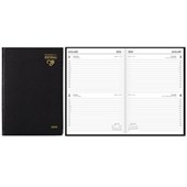 OPD DIARY A52 BLACK 2 DAYS PER PAGE EVEN YEAR