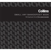 COLLINS DEPOSIT BOOK ANY BANK DUPLICATE NO CARBON REQUIRED W200 X L210MM 100 LEAF