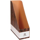 FM NO5 MAGAZINE FILE W330 X L100 X H270MM WOODGRAIN