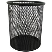 GBP PENCIL HOLDER MESH W90 X D90 X H100MM BLACK