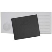 GBP VISITORS BOOK PADDED W229 X L280MM