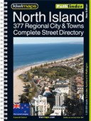 KIWI MAPS PATHFINDER BOOK NORTH ISLAND PROVINCIAL A4