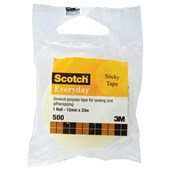 SCOTCH 500 STICKY TAPE 12MM X 33M