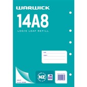 WARWICK 14A8 REFILL PAD UNRULED A4 50 LEAF